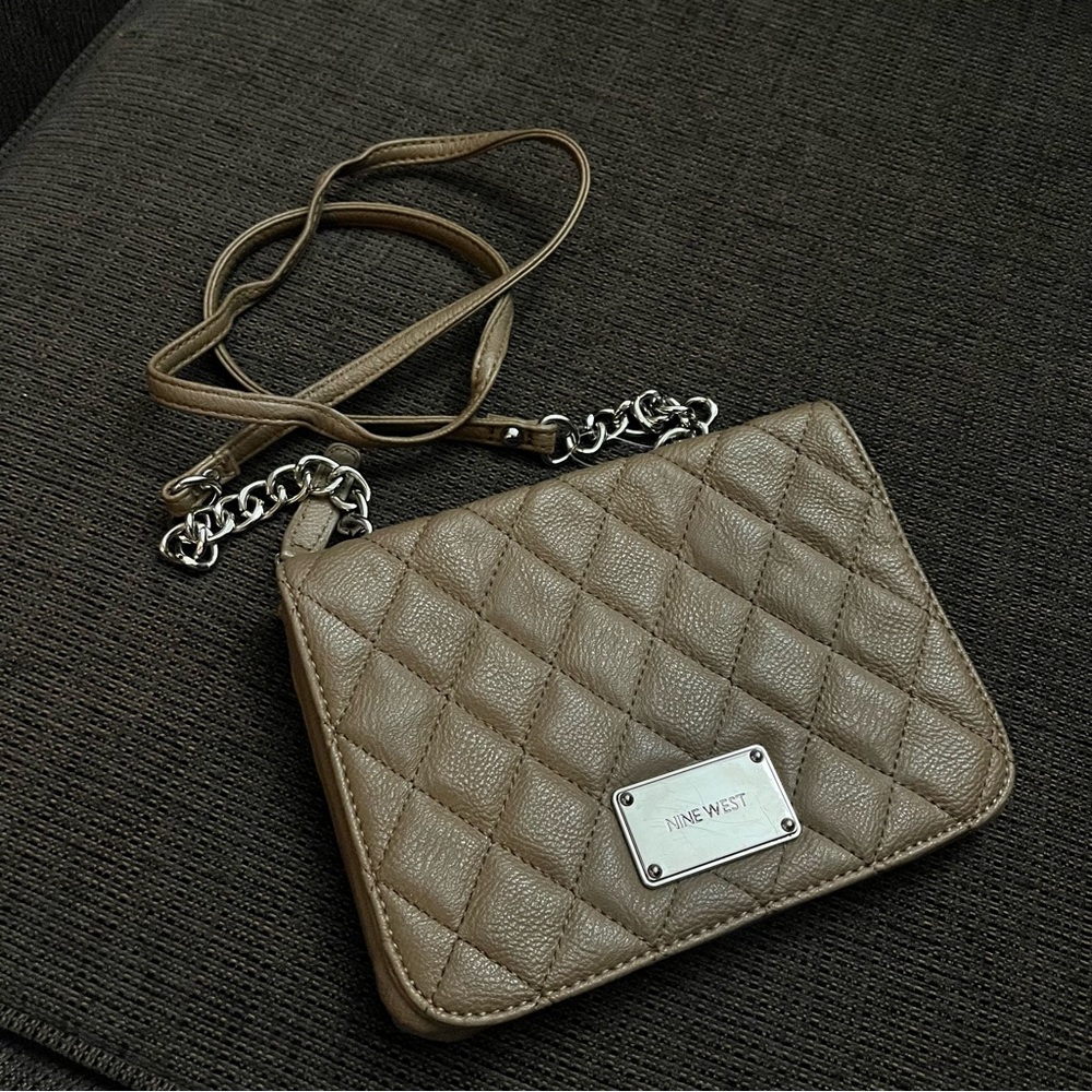 Nine West Highbridge Gold Crossbody Bag